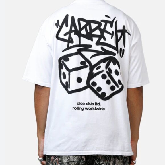 Men's Streetwear Carre Rolling Worldwide Oversized T-Shirt Short Sleeve Tee - Picture 3 of 8